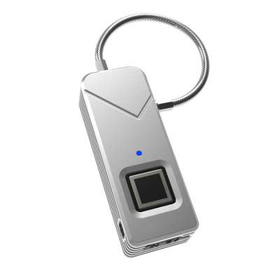 Small smart electronic fingerprint bluetooth padlock