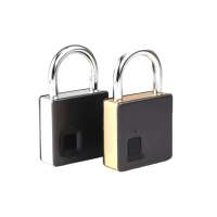 Fingerprint Padlock,Smart IP65 Waterproof Keyless Biometric Lock Gym, Locker, Door, Backpack, Luggage, Suitcase, Bike